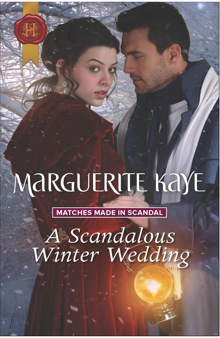 A Scandalous Winter Wedding by Marguerite Kaye book cover