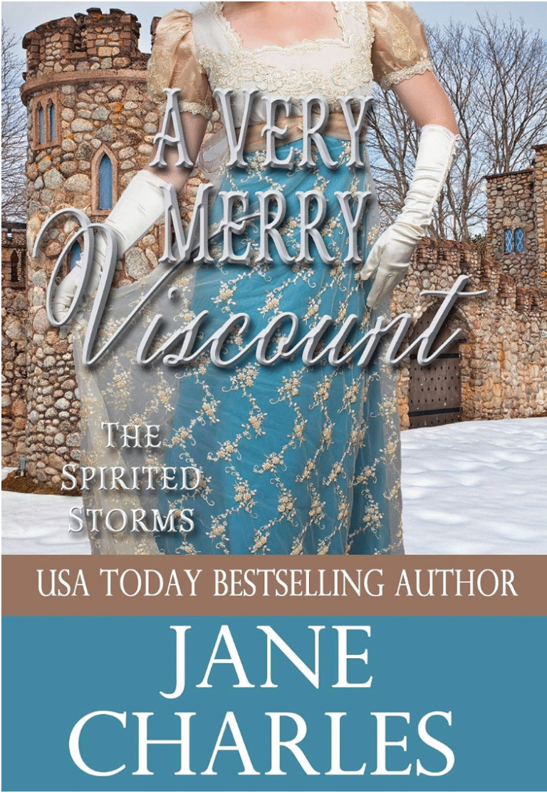 A Very Merry Viscount by Jane Charles book cover