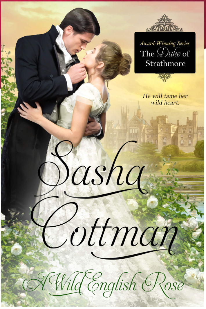 A Wild English Rose by Sasha Cottman book cover