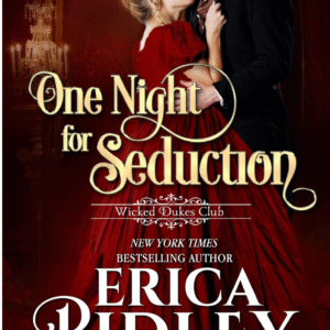 One Night For Seduction by Erica Ridley book cover