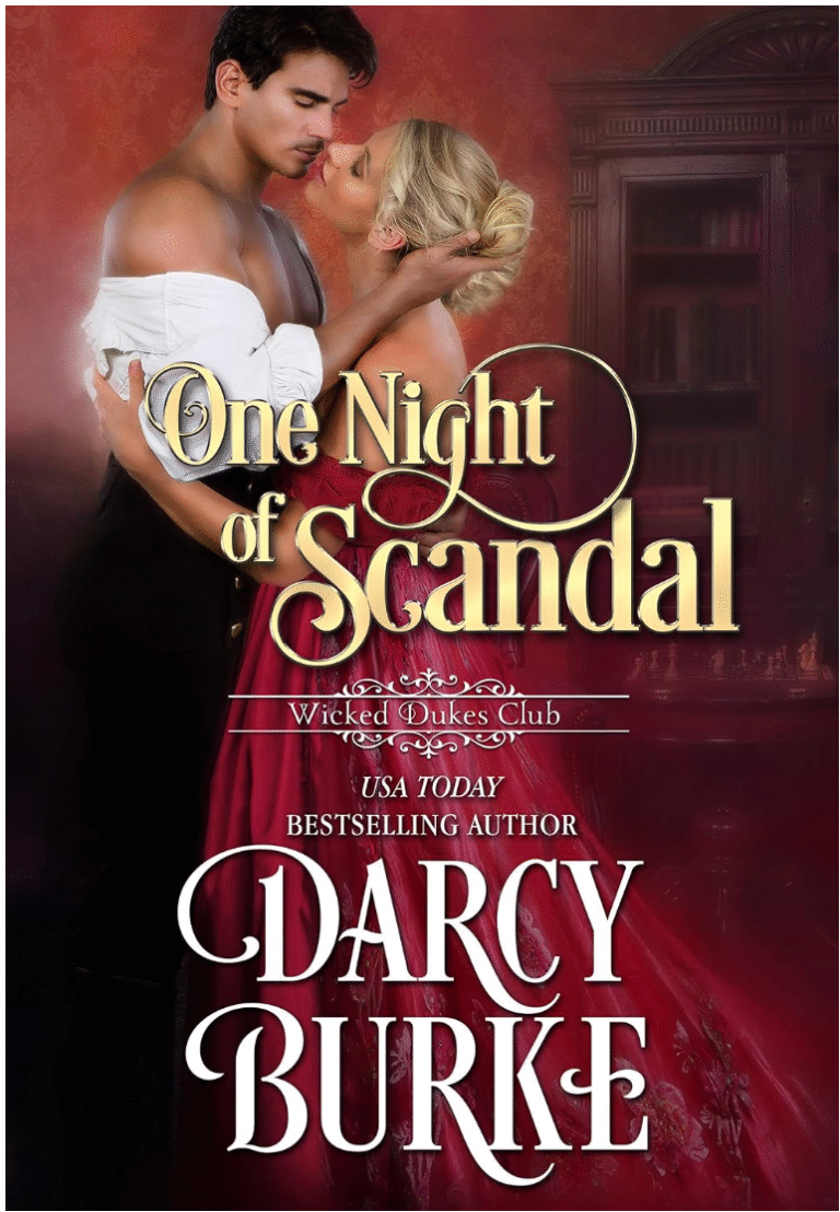One Night of Scandal by Darcy Burke book cover