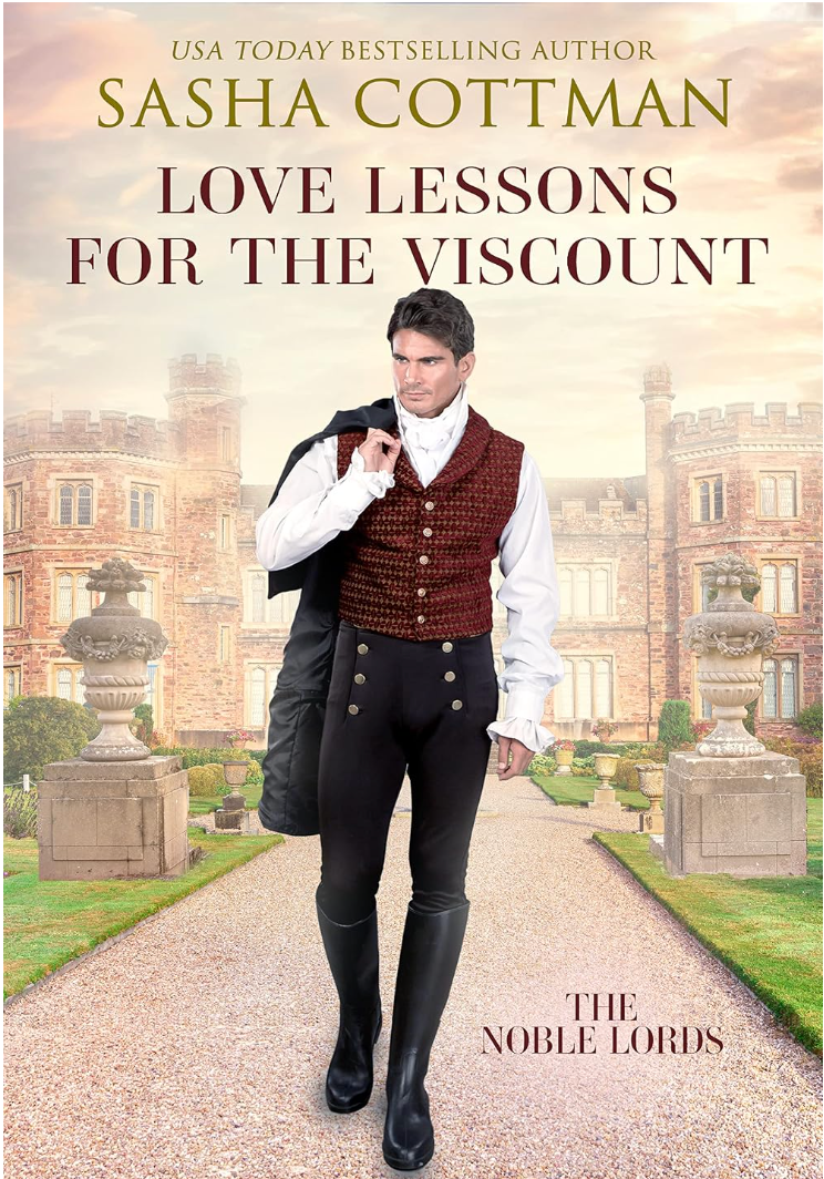 Love Lessons For The Viscount by Sasha Cottman book cover