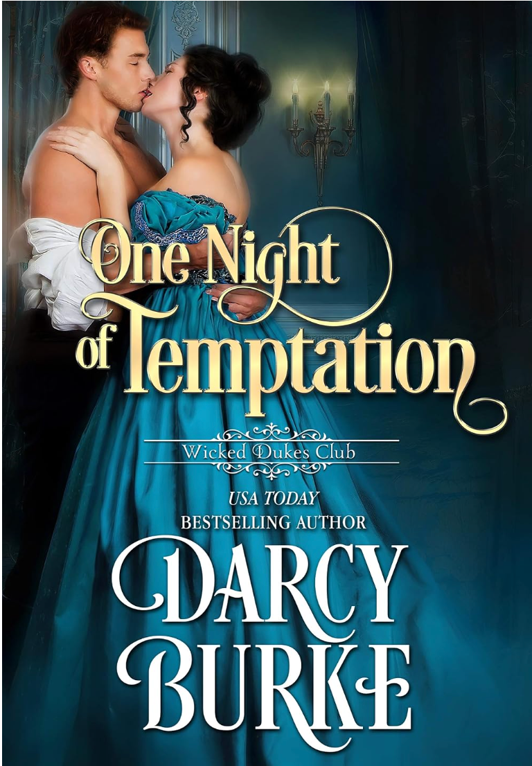One Night of Temptation by Darcy Burke book cover