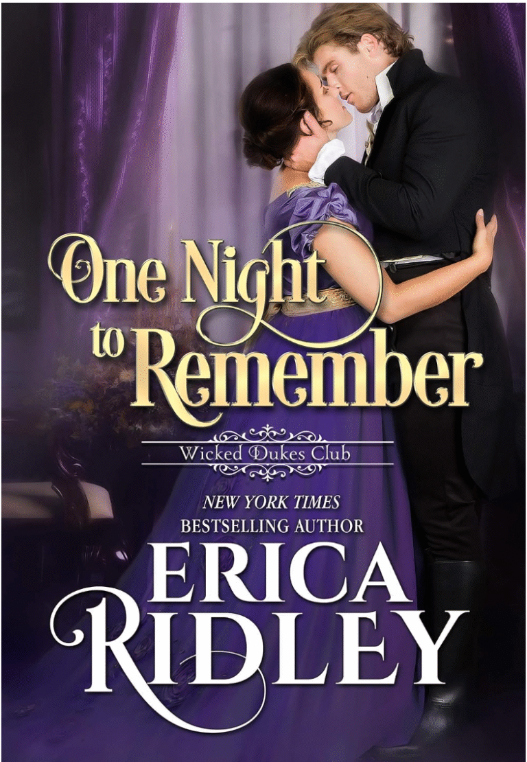 One Night To Remember by Erica Ridley book cover