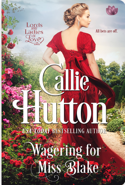 Wagering For Miss Blake by Callie Hutton book cover